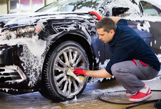 propere auto, carwash, verkopen, autoverkoop