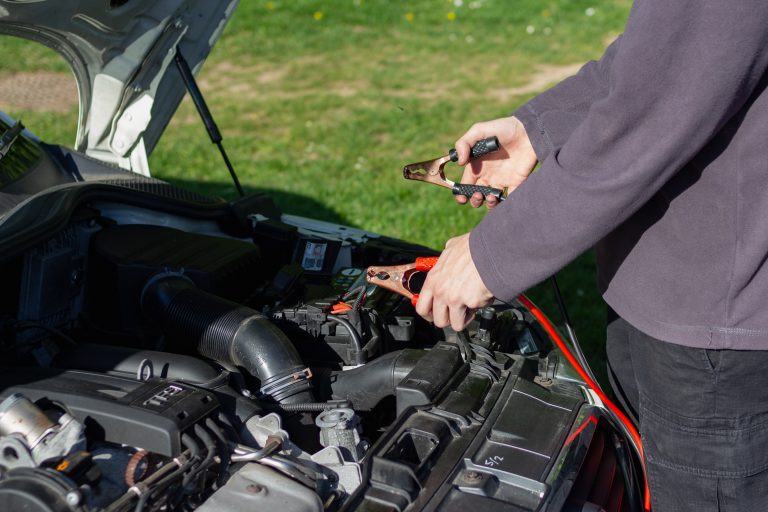 autobatterij leeg
