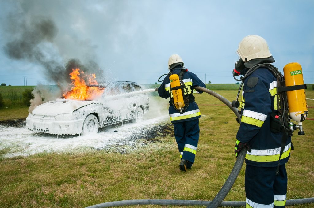 brandblusser verplicht in auto