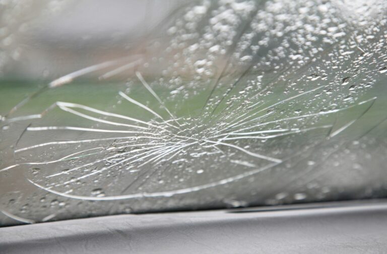 Sterretje in je voorruit van een auto