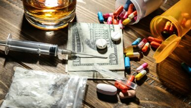 verschillende soorten drugs in het verkeer