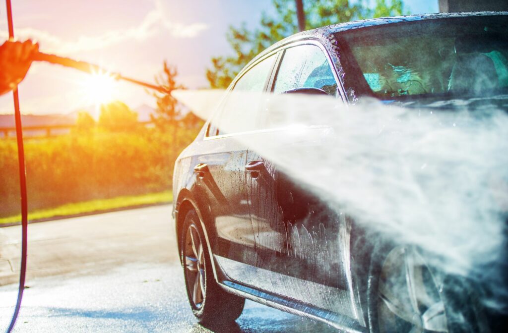 propere auto als tip tijdens je auto voorbereiden op een rijexamen