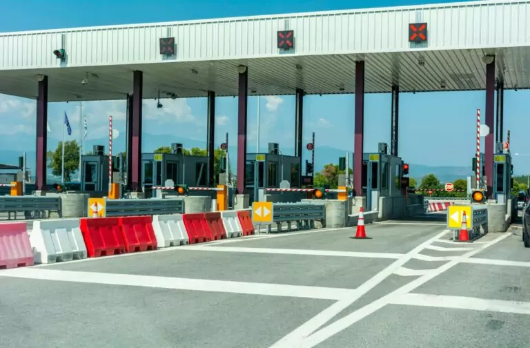 Tolpoorten waar je met de Bip&Go badge kan passeren