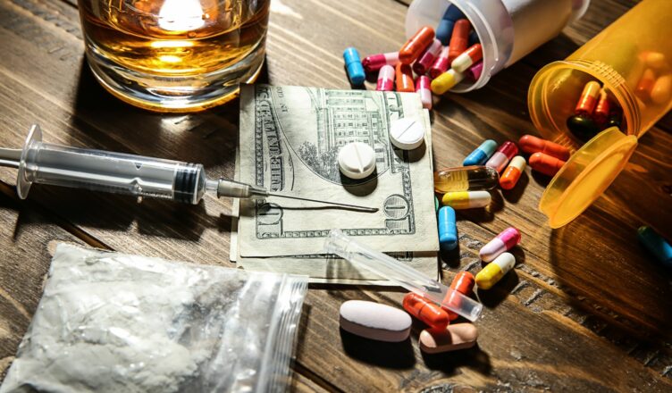 verschillende soorten drugs in het verkeer