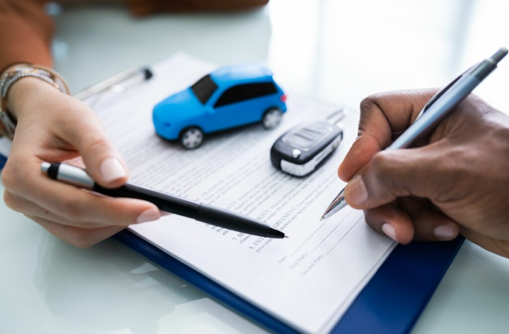 documenten bij de verkoop van een auto