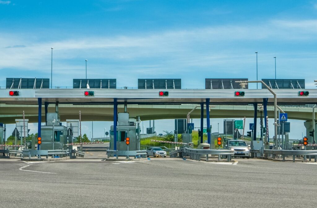 Tolppoorten waar je met pip&Go kan voorbijrijden