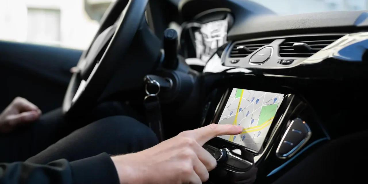 Ingebouwde gps of navigatie-app